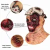 Party Masks Cafele Scary Jason Mask Horror Haker Mask Full Head Wampir Lateks Kostium Halloween Cosplay Cosplay dla dorosłych mężczyzn Kobiety L230803