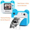 Speelgoedcamera's Prograce Kid Instant Print Camera met print Thermische printcamera voor kinderen Digitale Instant Po-camera Video Kinderspeelgoed Meisjes 230802