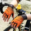 Sports Gloves Men Women Road Bike Half Finger Cycling Riding Summer Breathable Elastic Shockproof Mountain Bicycle MTB 230802