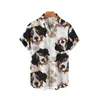 Camicie casual da uomo Camicia con stampa animalier uccello hawaiano Vacanze estive Oversize Fiore 3D Retro Top a maniche corte Lussuoso Street Trend