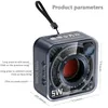 Haut-parleurs portables Transparent Bluetooth Mini haut-parleur Style petit canon en acier appel haute définition Sports de plein air caisson de basses Portable son