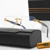 Kvinna Ditaa Glasses Luxurys Designers Solglasögon Lämpliga alla typer av slitage Blend Classic och Modern Elements Brand Glasses UV400 med Case Female Sun Glasses