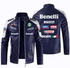 Herrenjacken BENELLI Auto Motorrad PU Lederjacke Patchwork Biker Casual Reißverschluss Mantel Männlich Motorrad Outwear 230802