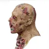 Máscaras de festa Máscara de monstro de terror Bryophyte Bioquímico Mortal Látex Headgear Casa Assombrada Cosplay Traje Terror Props L230803