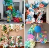 Sonstiges Partyzubehör für Veranstaltungen, 7393 cm, Riesenfigur 09, Ballon-Füllbox, Dekoration für Kinder, 1., 2., 18. Geburtstag, Zahlenrahmen, Ständer, Jubiläum 230802