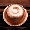 Bowls Holy Water Cup Smooth Copper Worship Temple God Sacrificial Furnishing Articles