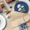 Produkte im chinesischen Stil Set Flower Bouquet Serie Stickerei Geschenk Handgemachtes Nadel Faden Cross Stitch Nadel Punch Arts Basteln für Anfänger R230803