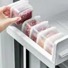 Garrafas de armazenamento Caixa de cebolinha de cozinha selada Geladeira de plástico com tampa Aquecível Suprimentos de design transparente