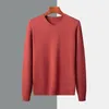 Männer Pullover Männer Kleidung 2023 Casual Pullover V-ausschnitt Einfarbig Fit Knittwear Herbst Herren Pullover Männliche Pullover