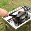 Outils de barbecue en plein air Accessoires de barbecue pour barbecue Outils de barbecue combinés Fournitures de barbecue Super Value Ensemble de huit pièces HW81