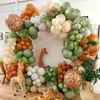 Altri articoli per feste per eventi 15580pcs Avocado Verde Palloncini Ghirlanda Caffè retrò Sabbia Palloncino bianco Jungle Safari Compleanno Decorazioni per matrimoni Baby Shower 230802