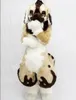 Husky Fox Dog Doll Mascot Costume Personaggio dei cartoni animati Vestito Vestito Festa di Halloween Carnevale all'aperto Festival Vestito operato per uomo Donna