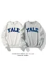 Erkek Hoodies Sweatshirts Yale Mektupları Sonbahar Moda Erkekler İçin Günlük Kadın Sweatshirt Temel Düz Renk Yüksek Kaliteli Sokak Giyim Üst Kalın 230802