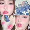 Lip Gloss Ice Mirror Jelly Water Light Orange Batom Moisturizing Hydrating Tints Lasting Inks Coreano Sheglam Makeup