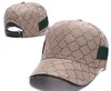 Casquette de baseball de designer casquettes chapeaux pour hommes femmes chapeaux ajustés Casquette luxe jumbo fraise serpent tigre abeille chapeaux de soleil réglables 18 couleurs