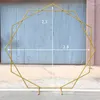 Party Decoration Wedding Props Stage Geometric Iron Paint Ornament Diamond Hexagon Arch Shelf Flower Rack