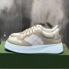 With Women Sneaker Web Embossed Sneaker Chunky B Platform Sneakers Sports Shoes Calfskin Low Top Leather Top Quality Mens Trainers Runners Shoe Size 35-45