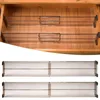 Clothing Storage Transparent Plastic Drawers Separators Set Drawer Organiser Finishing Plate For Home Kitchen Closet