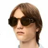 Nuovo designer di lusso Luo Yijia Round Frame Goggles Red Ins In Lo stesso pezzo Specchio LW Occhiali da sole Stile 1