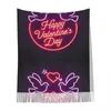 スカーフのバレンタインデーサインショールとラップイブニングドレスレディースドレッシーウェア