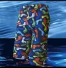 Maillots de bain pour hommes maillots de bain mode Polyester imprimé séchage rapide cinq quarts pantalon Anti-gêne plage