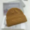 Flerfärgad godisfärg Cashmere Flap Sticked Woolen Hat Autumn Winter Warm Thick Eight Styles Letter Brodery Logos Classic Fashion Unisex Pile Hat