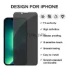 Cell Phone Screen Protectors 9D Anti Blue Light For Apple iphone 13 11 Pro Max 12 Mini X XS XR SE 2022 8 7 Plus Tempered Glass Anti Peeping Anti green light x0803