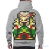 Felpe con cappuccio da uomo Felpa da uomo per donna Divertente Final Fantasy 6 Laughing Kefka Print Felpa con cappuccio casual Streatwear