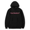 Womens Hoodies Sweatshirts call her daddy hoodies vrouwen mannen bedrukt Social Media Stars Yes Daddy Harajuku Funny Hoodie Sweatshirt Unisex Trainingspak 230802