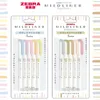 Markers 51025pcs Japan ZEBRA WKT7 Mildliner Double Ended Twin Tip Highlighter Set School Pastel Light Color 5C RC NC 230803