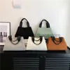 Shoulder Bags Fashion simple solid color women's bag 2023 summer new color contrast tote bag casual handbagstylishhandbagsstore