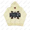 هوديس رجال الأسواق المشمشات الرغوة هوديي بالإضافة إلى Cardigan Velvet Cardigan Sweatshirt Y2K Street Harajuku Teen Costume Mens Loose Worder Womans Top 230803