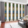 Curtain 2 Pcs Ethiopian Traditional Design Saba And Telet Curtains For Living Room Bedroom Window Drape Decor