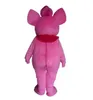 Pink Elephant Mascot Costume Performance simulation Cartoon Anime theme character Adults Size Christmas Outdoor Advertising Outfit Suit