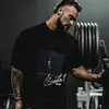 CBUM Gym överdimensionerad fitness män skjortor kroppsbyggande träning 100% bomullst-shirts sommar basket som kör överdimensionerad amerikansk storlek t-shirts