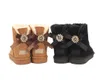 Mini Bow Australian Kids Boots Classic Girls Shoes Toddler Children Winter Snow Boot Wggs II Baby Kid Youth uggly Chestnut Black Furry Bailey Warm Gre 87B0#