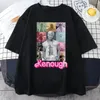 Magliette da uomo I Am Kenough Shirt Barbenheimer Pink Cartoon T-shirt Cotton Tshirt Uomo Summer Soft Tees Casual O-Collo Abbigliamento Donna