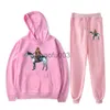 Herrspåriga Beyonce 2023 Renaissance World Tour Merch Hoodie Jogger Pants Two Piece Set Sweatshirts+Sweatpants Men Women's Set J230803