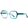 Lunettes de soleil TR90 Anti lumière bleue bloquant les femmes lunettes carrées Protection contre les radiations lunettes femme Transparent lunettes de mode