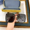 New luxury designer 2023 new G family square large frame sunglasses women ins net red same style face Sunglasses GG0903