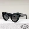 2024 Роскошные дизайнерские солнцезащитные очки Новый роскошный дизайнер B Новая тарелка кошачья глаз для мужчин и женских модных вставки знаменитости солнцезащитные очки BB0204s