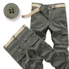 Men's Pants Summer Autumn 90% Cotton Men Cargo Camouflage Full Length For Plus Size Loose Pant
