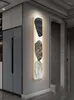 Wall Lamps Modern Abstract Porch Art Decorative Mural Lamp Corridor Aisle Led Painting Vertical Slender Stone Hanging