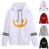 Herrtröjor Autumn Winter Casual Sweatshirt Halloween Hoodie Pumpkin Print Tops Grimace Sweatshirts For Men Drawstring Sudaderas