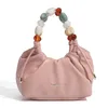 Sacs de soirée Aprxu 2023 femmes sac fourre-tout été grande capacité sac à main épaule femmes perles colorées poignée