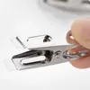 Opbergzakken 40 stks RVS Clips Kleding Po Paper Peg Pin Wasknijper Craft Woondecoratie Metalen Clip Set Huishouden