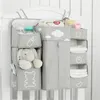 Ящики для хранения детской кровати Организатор подвесные мешки для рожденных подгузников для хранения кроватки для младенческих постельных принадлежностей L230802