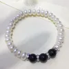 Strand Bilincolor Simple Bracciale da donna con perle naturali d'acqua dolce