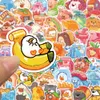 50 PCS Dessin Animé Animal Coloré Alimentaire Planche À Roulettes Autocollants Pour Voiture Réfrigérateur Casque Ipad Vélo Téléphone Moto PS4 Livre Pvc Ordinateur Portable DIY Stickers Enfants Jouets Décor