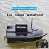 Electric/RC Boats 16 GPS Point Intelligent Return 3 Hopper RC Fishing Boat Bait 500M 6H LCD Screen Fish Finder Remote Control GPS RC Bait Boat 230802